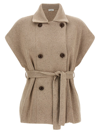 Beige Cotton Cardigan