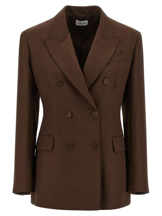 Brown Viscose Blazer
