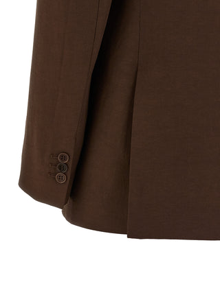 Brown Viscose Blazer