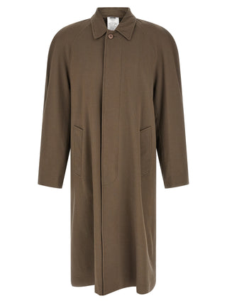 Beige Virgin Wool Coat