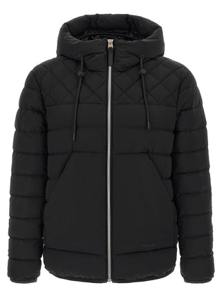 Black Nylon Full-Length Jacket