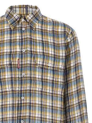Multicolor Linen Blouse