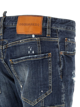 Blue Cotton Jeans Denim