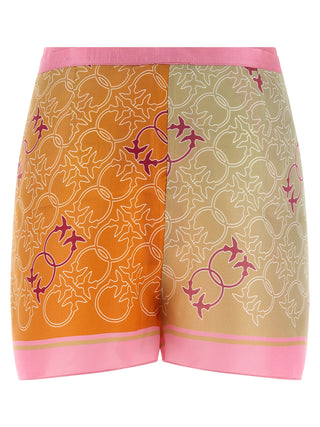 Pantalones cortos de viscosa multicolor