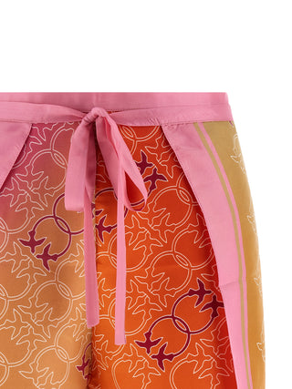 Pantalones cortos de viscosa multicolor