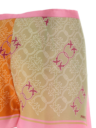 Pantalones cortos de viscosa multicolor