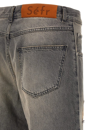 Black Cotton Jeans Denim