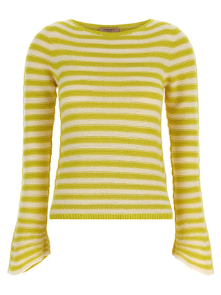 Bicolor Cotton Cardigan