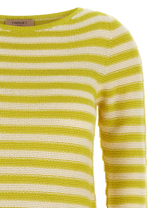 Bicolor Cotton Cardigan