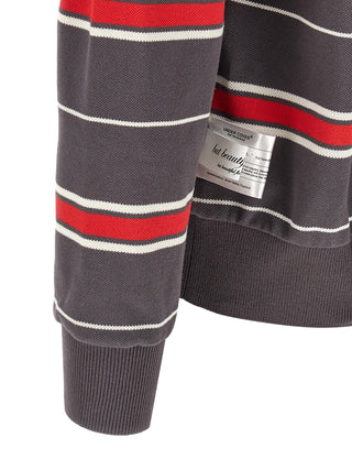 Gray Cotton Polo Shirt