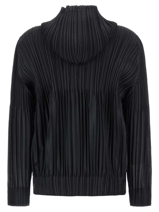 Black Polyester Cardigan