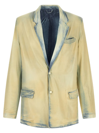 Beige Lyocell Blazer