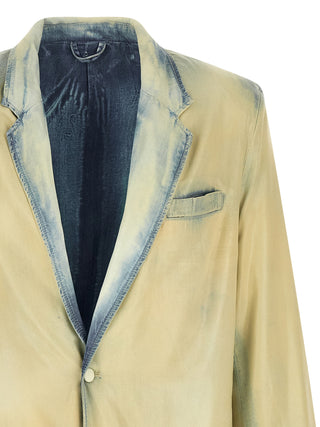Beige Lyocell Blazer