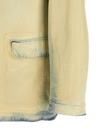 Beige Lyocell Blazer