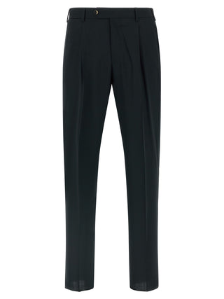 Pantalones negros de lana virgen