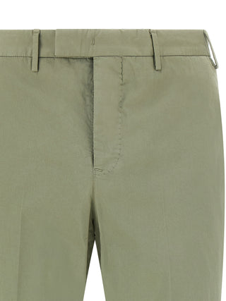 Bicolor Cotton Casual Pants
