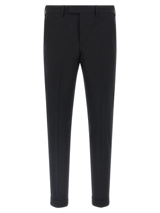 Black Virgin Wool Dress Pants