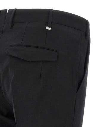 Black Virgin Wool Dress Pants