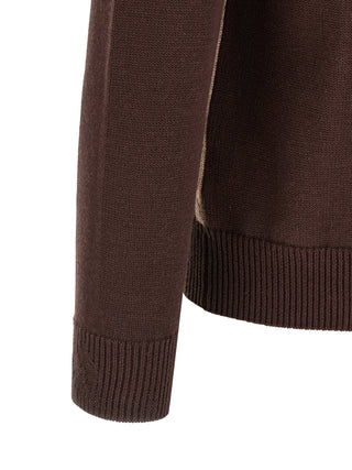 Brown Cotton Cardigan