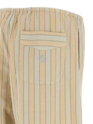 Beige Cotton Bottoms Sleepwear
