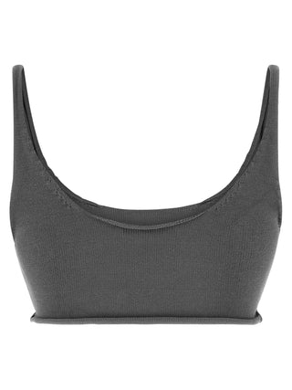 Gray Cotton Sport Bra