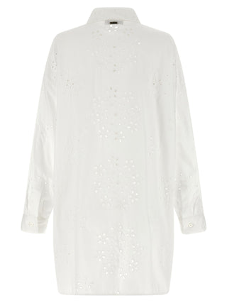 Blusa de algodón blanca
