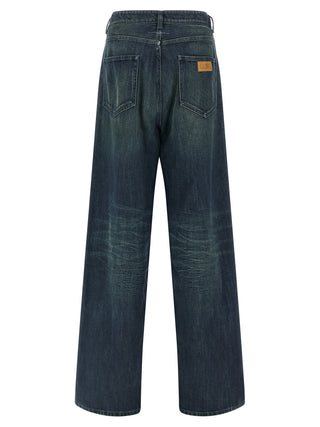 Blue Cotton Jeans Denim