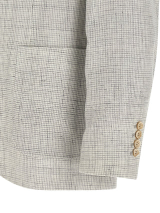 Beige Linen Blazer