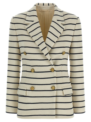 Blue Cotton Blazer