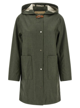 Bicolor Linen Coat