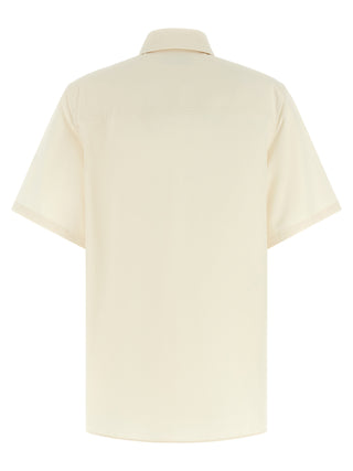 Blusa beige de algodón