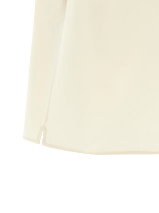 Blusa beige de algodón