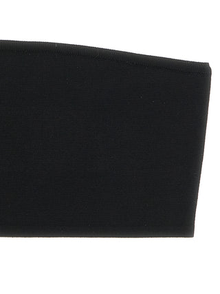 Black Viscose Bra