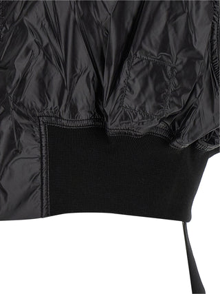 Black Nylon Sleeveless Jacket
