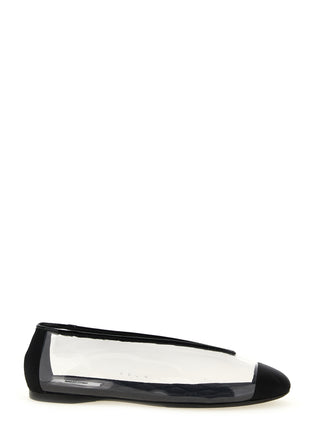 Black Pvc Ballet Flats