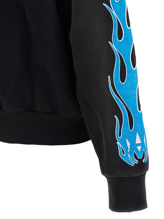 Black Cotton Sweatshirt
