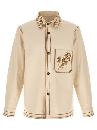 Beige Denim Shirt