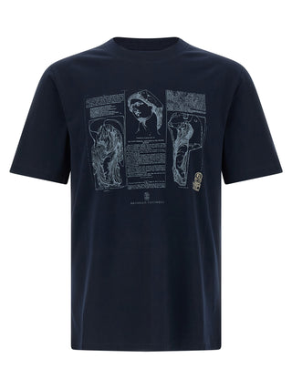 Blue Cotton T-Shirt