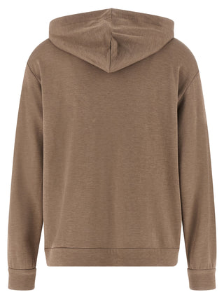 Brown Cotton Hoodie