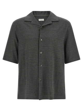 Gray Linen Blouse