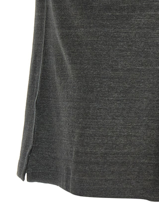 Gray Linen Blouse