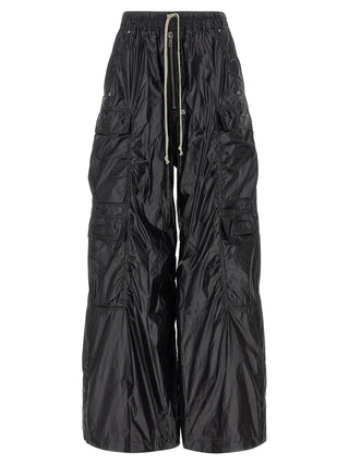 Black Nylon Cargo Pants