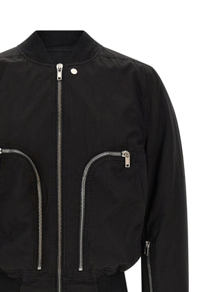 Bomber negra de algodón