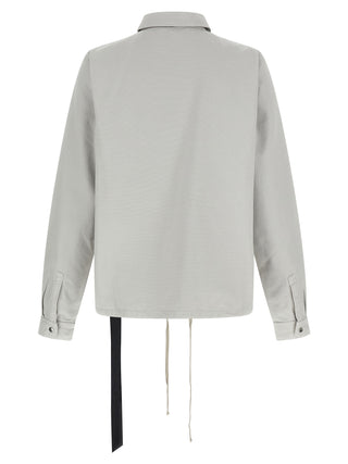 Beige Cotton Shell Jacket