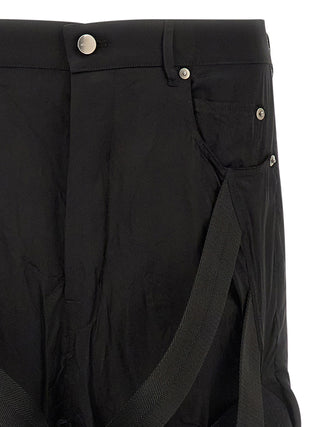 Black Copper Flared Pants