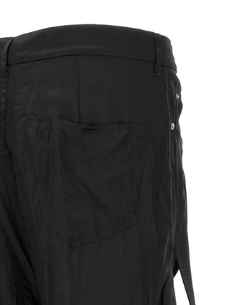 Black Copper Flared Pants