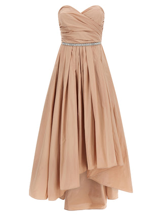 Multicolor Polyester Long Dress
