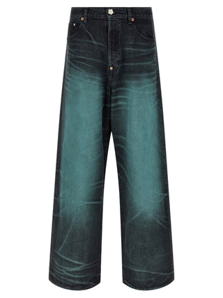 Blue Cotton Jeans Denim