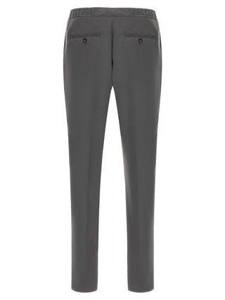 Gray Lyocell Casual Pants