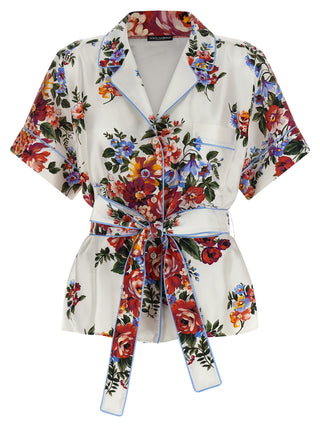 White Silk Blouse